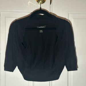 White House Black Market Black Bolero/Shrug
